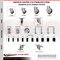 Service Caster 3 Inch 316SS Thermoplastic Rubber Swivel 1-5/8 Inch Expanding Stem Caster Set SCC-SS316EX20S314-TPRB-158-4 - alternate 4